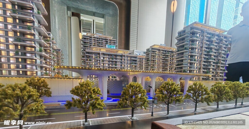 现代城市景观建筑群