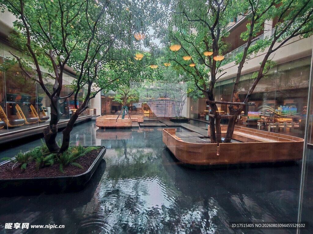 室内水景花园景观设计