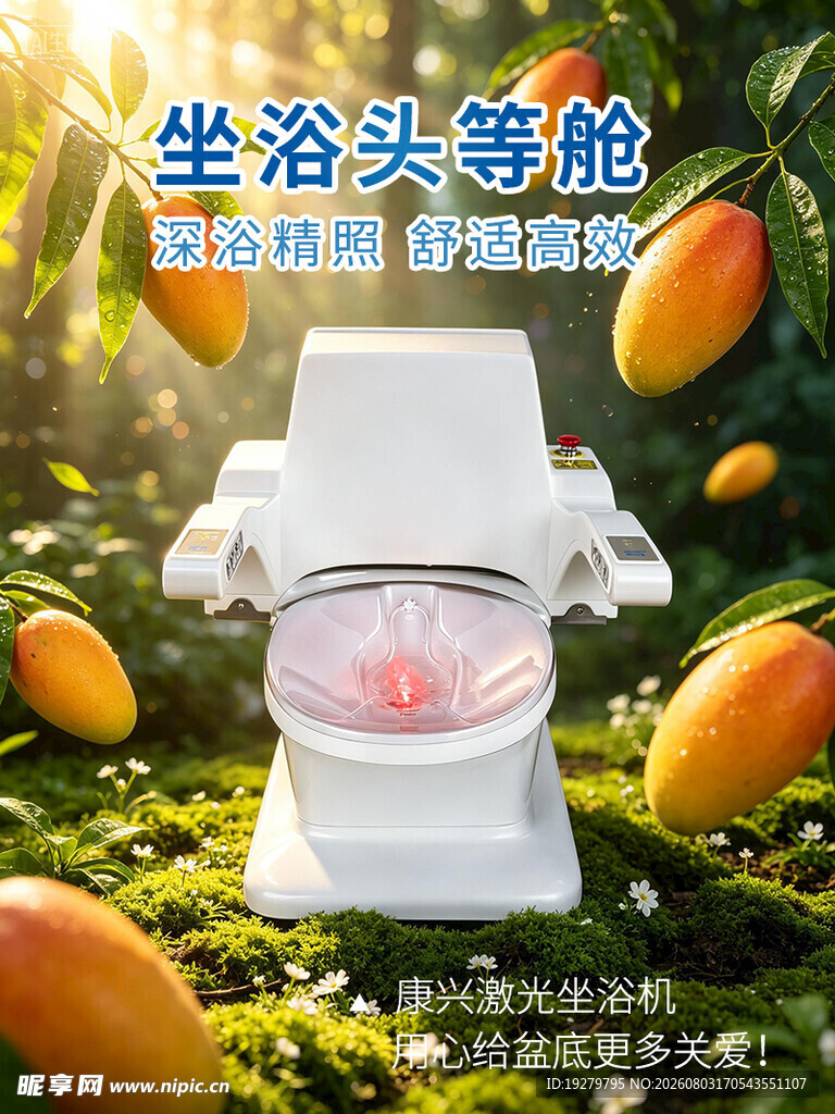坐浴头智能坐浴 清新自然风