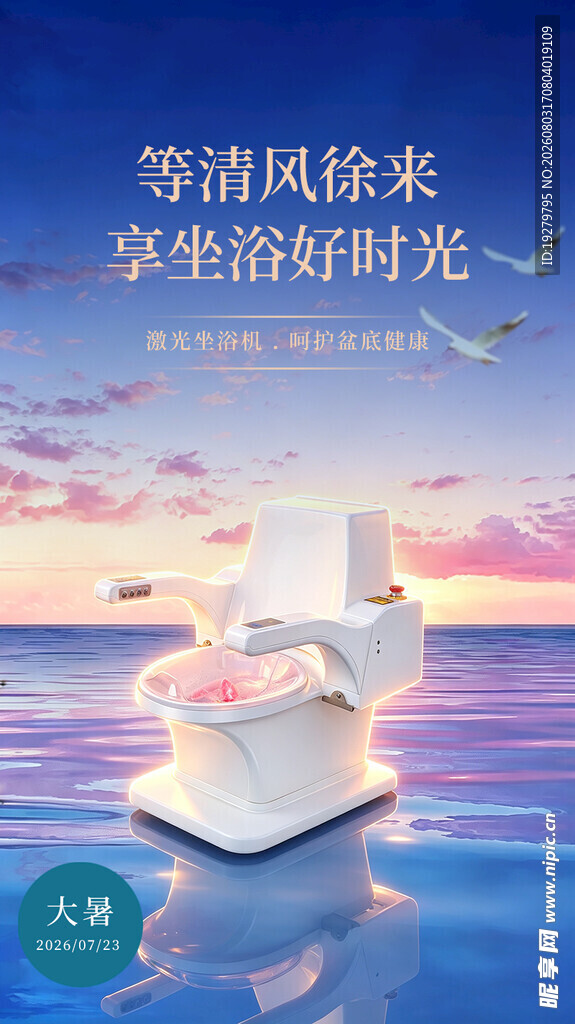 海上游艇享惬意时光激光坐浴机