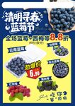 蓝莓节促销海报