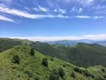 青山蓝天壮美山间风景