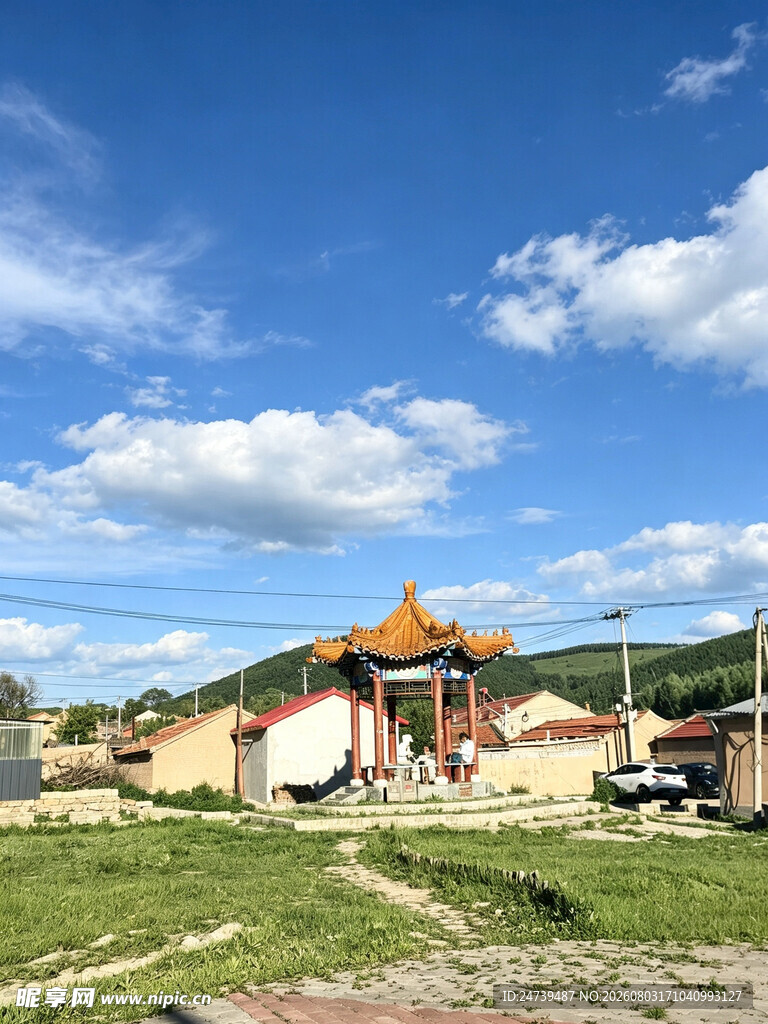 乡村中的传统建筑景观