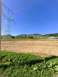 田野上的高压输电塔