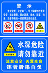 防溺水警示牌