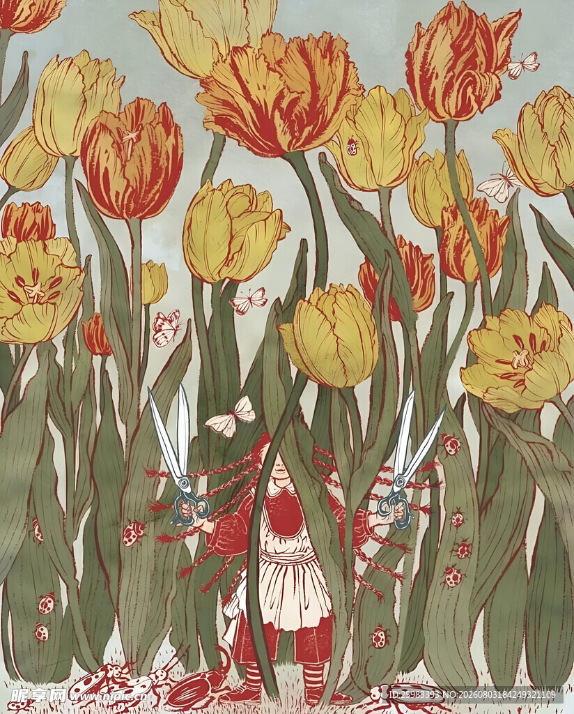 仙女插画
