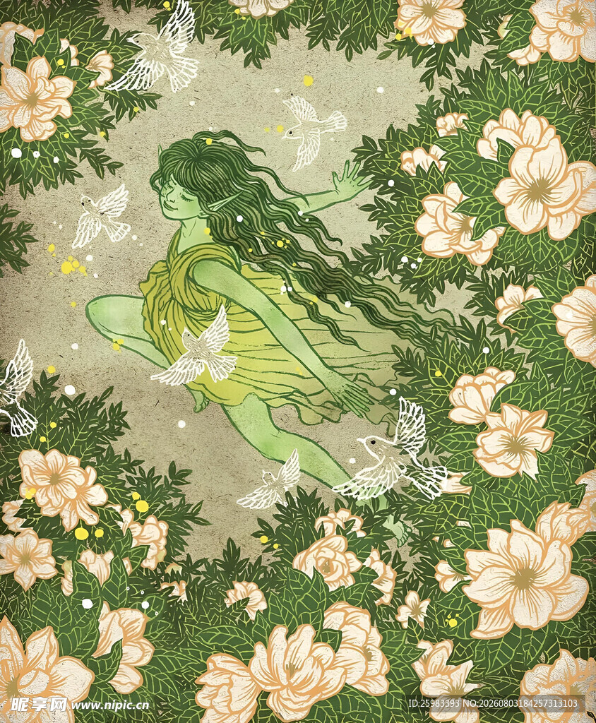 仙女插画