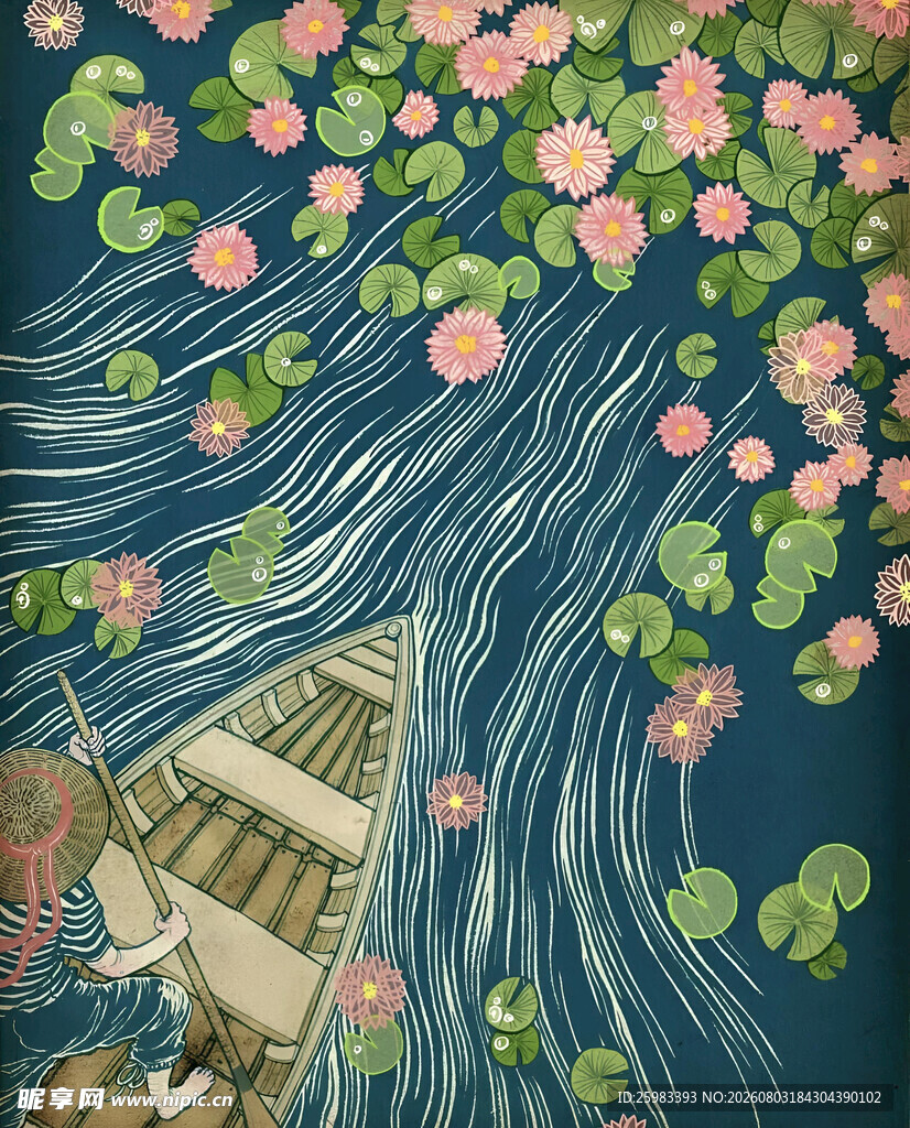 渔夫插画
