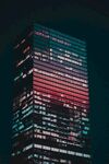 都市夜景摩天大楼灯光秀