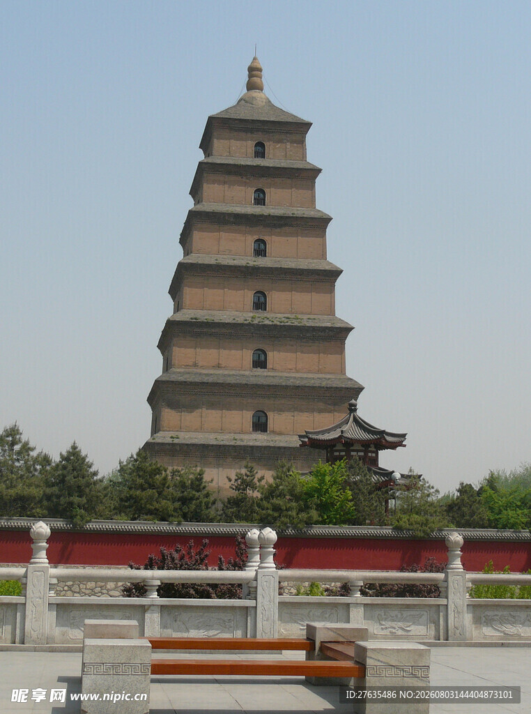 西安大雁塔景观