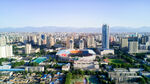 城市天际线俯瞰景观