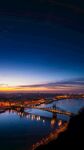 城市河畔夜景迷人风光