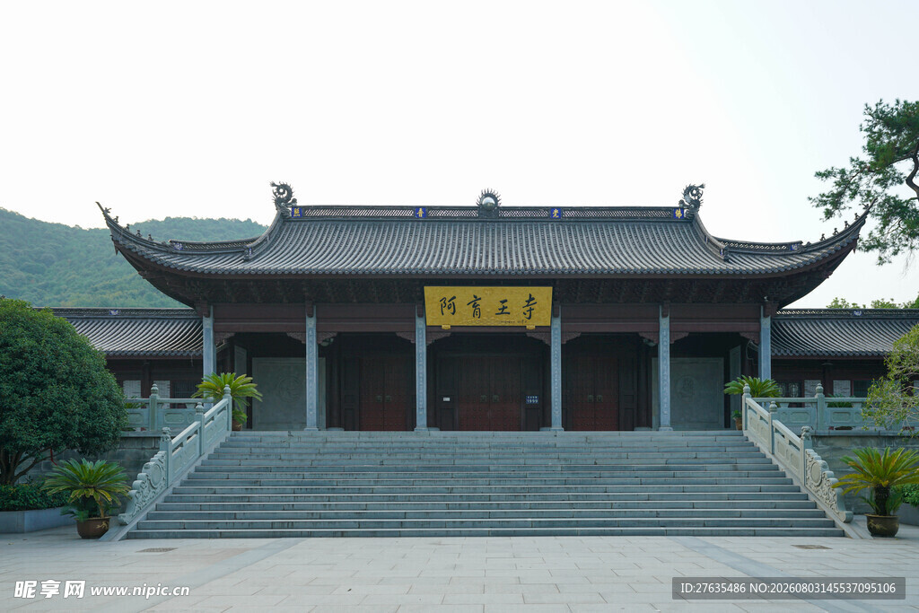中式传统庙宇建筑景观
