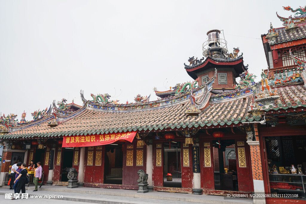 泉州地标文化古迹关岳庙