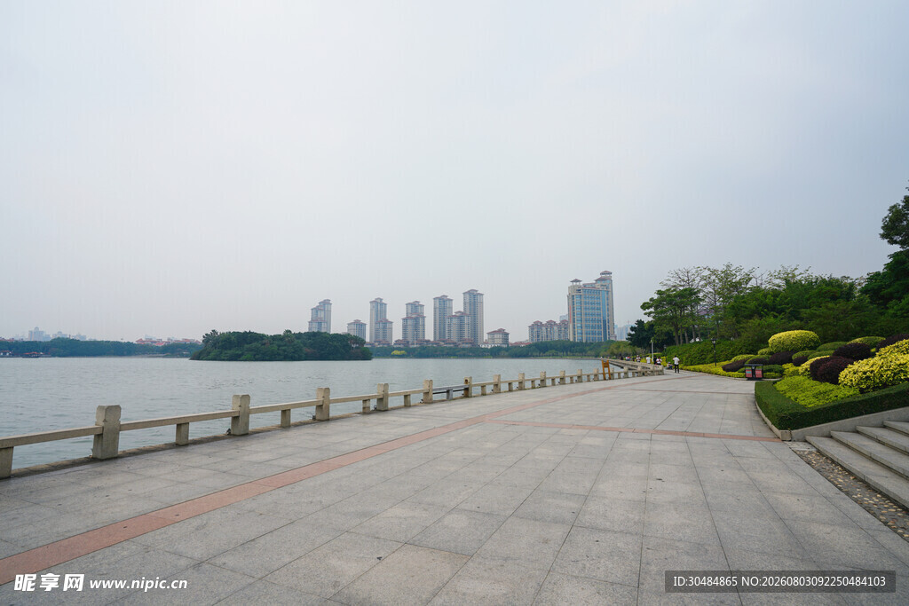 泉州地标西湖公园