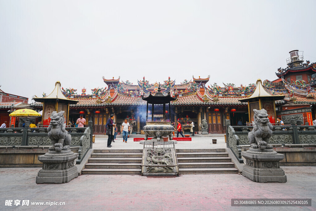 泉州地标文化古迹关岳庙