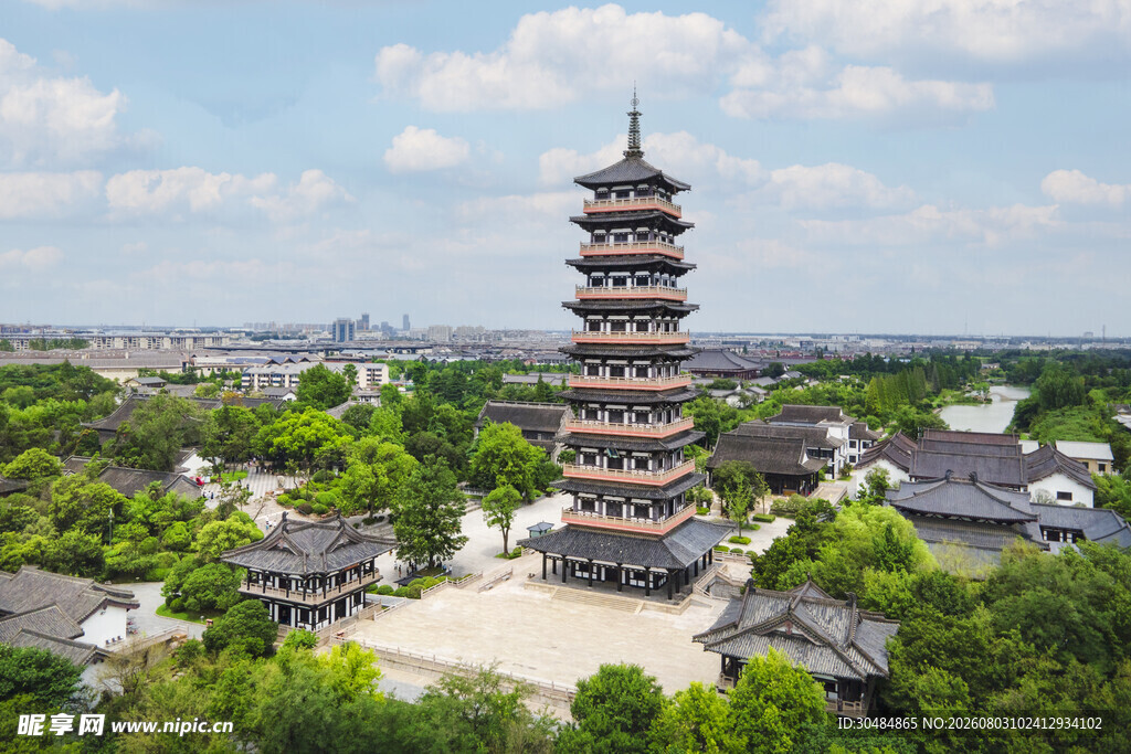 扬州地标大明寺