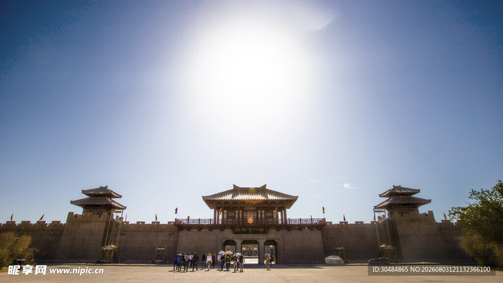 敦煌阳关景区大门