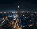 台北璀璨夜景俯瞰图