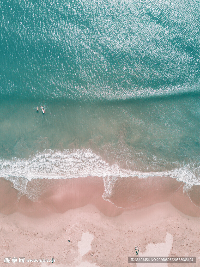 俯瞰碧海沙滩美景