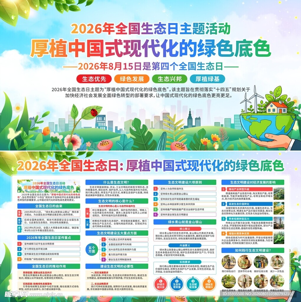 2026全国生态日活动海报