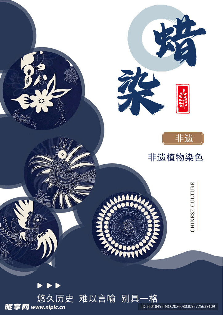 扎染海报