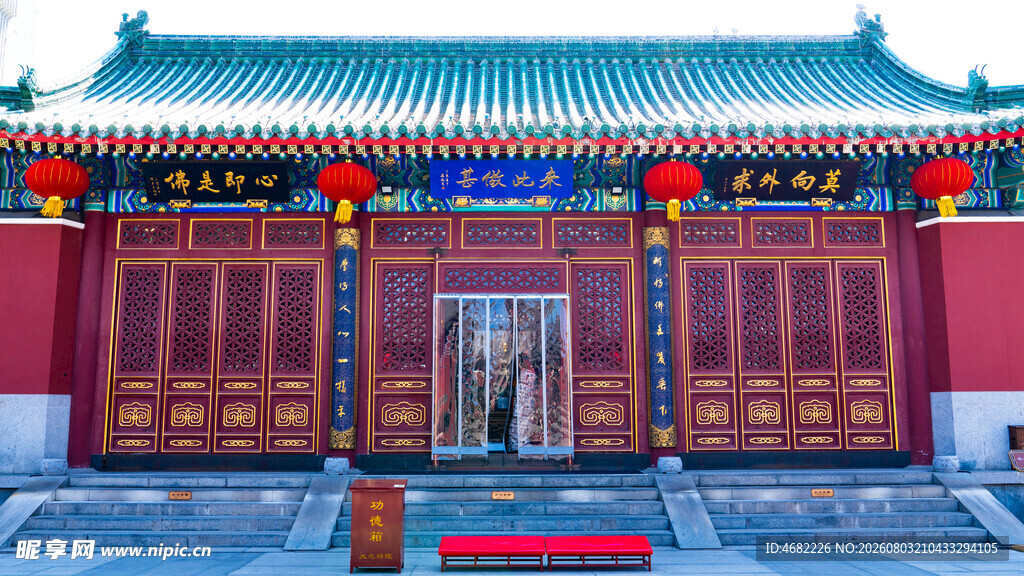 天津大悲禅院中式建筑