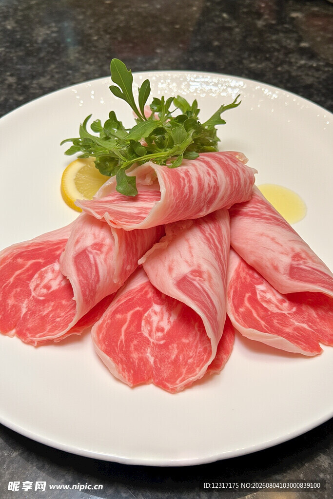 鲜切牛肉卷