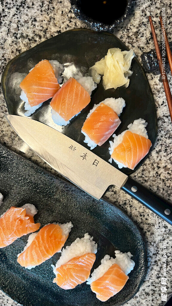 美味寿司拼盘展示