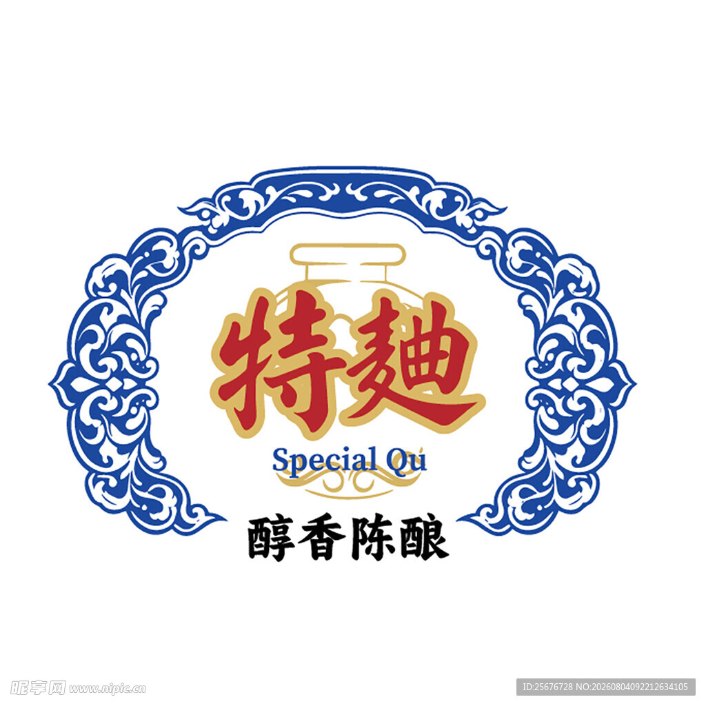 特曲醇香陈酿标志图案