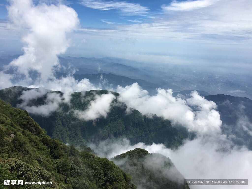 峨眉山山顶风景