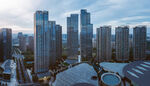 杭州都市高楼景观