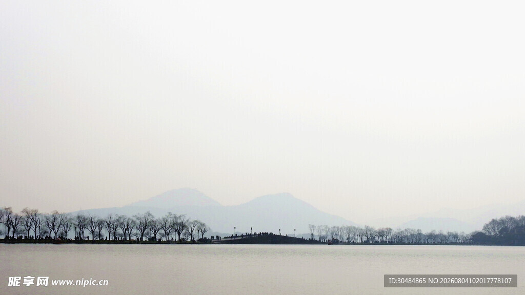 杭州水墨西湖