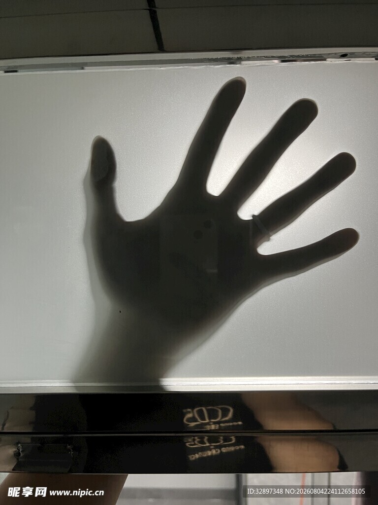 黑白朦胧五指