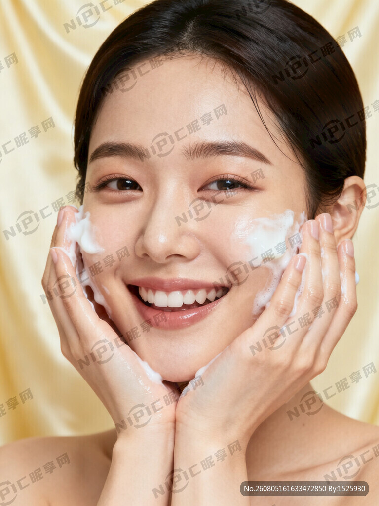 美妆产品写真 清纯韩式女生