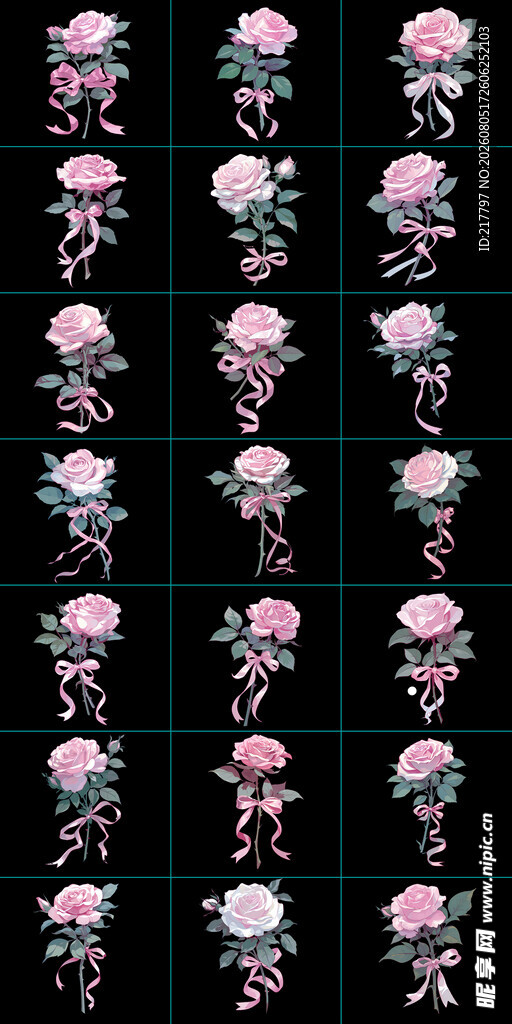 粉色玫瑰花