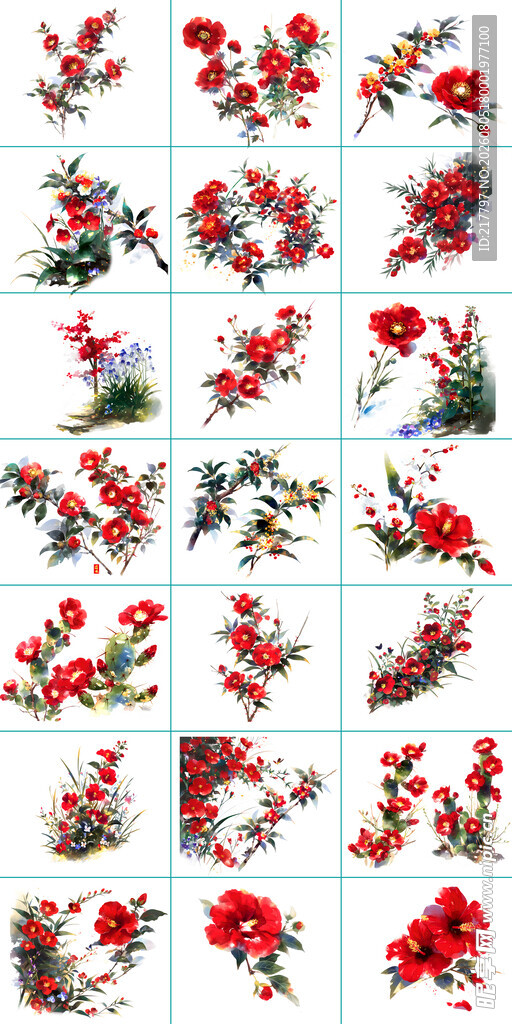 红色花儿