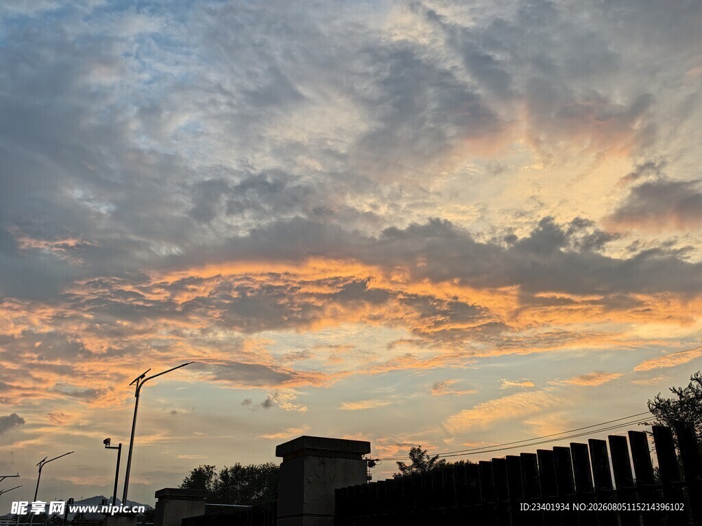 夕阳日落晚霞