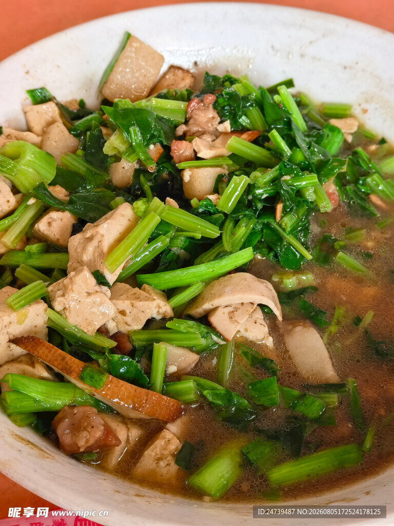 青菜炒肉美味菜肴