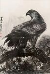 水墨雄鹰图