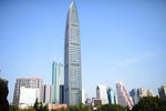 首尔摩天大楼城市天际线