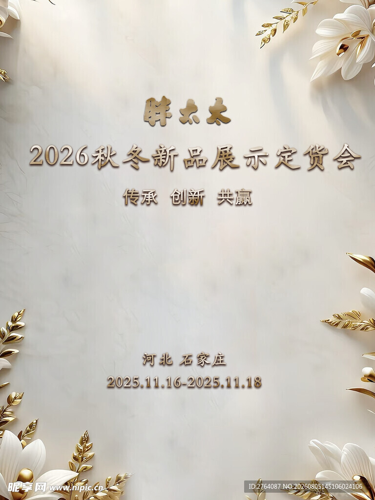 2023新品展示定货会背景