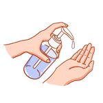 用洗手液洗手