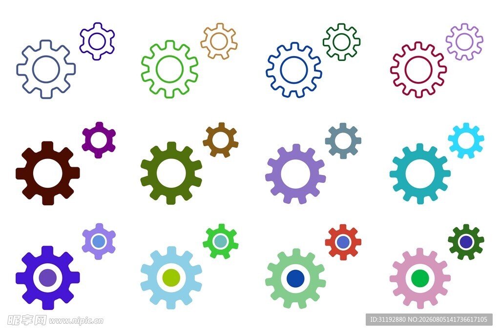 齿轮图案