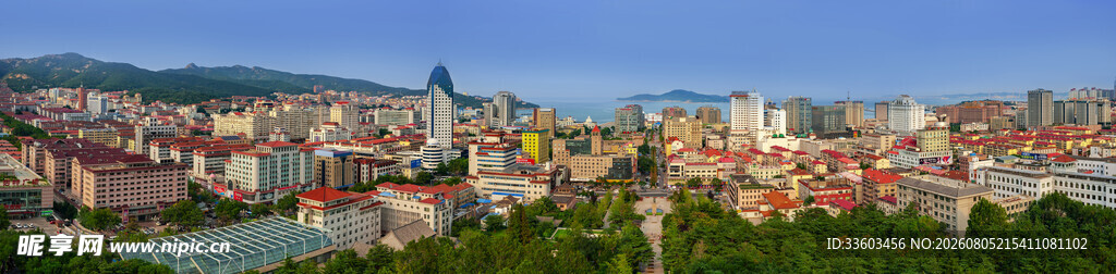 美丽城市景观全景图