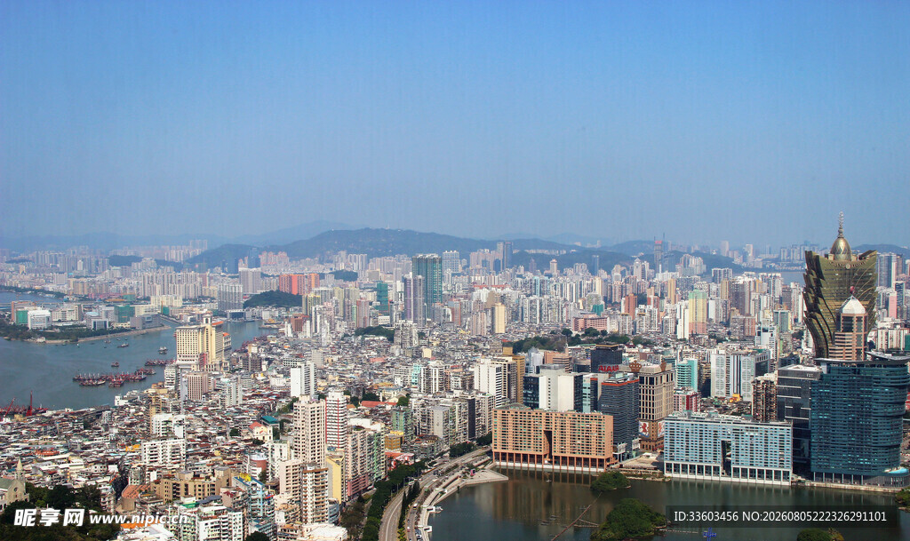 城市全景俯瞰图