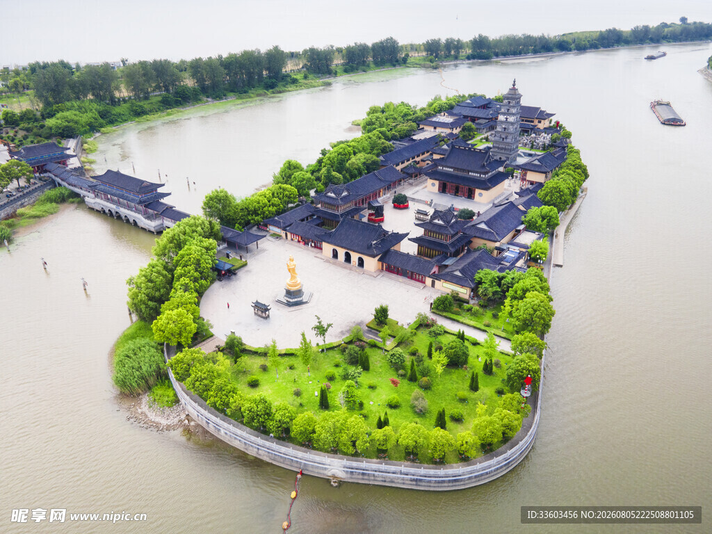 水乡小岛景观