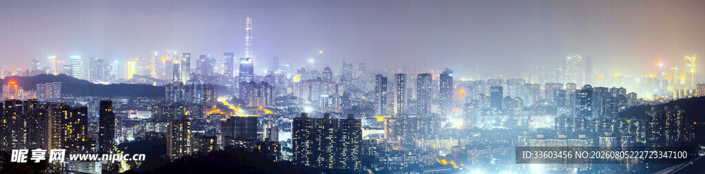 繁华都市夜景