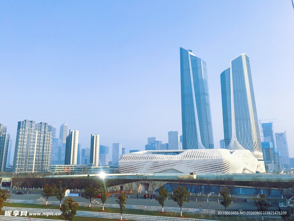现代都市高楼景观