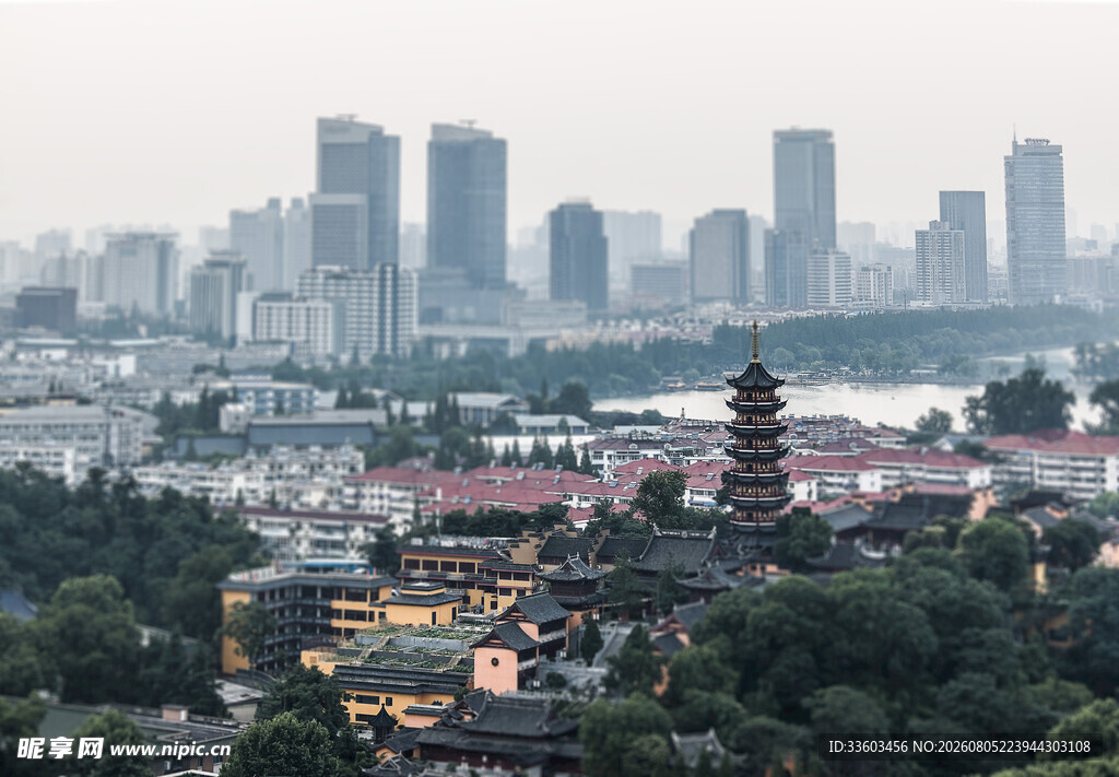 古今交融的城市景观